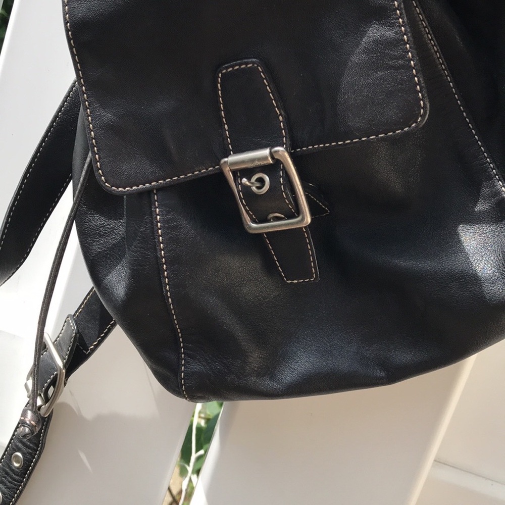 Coach mint condition leather backpack - Picture 3 of 12